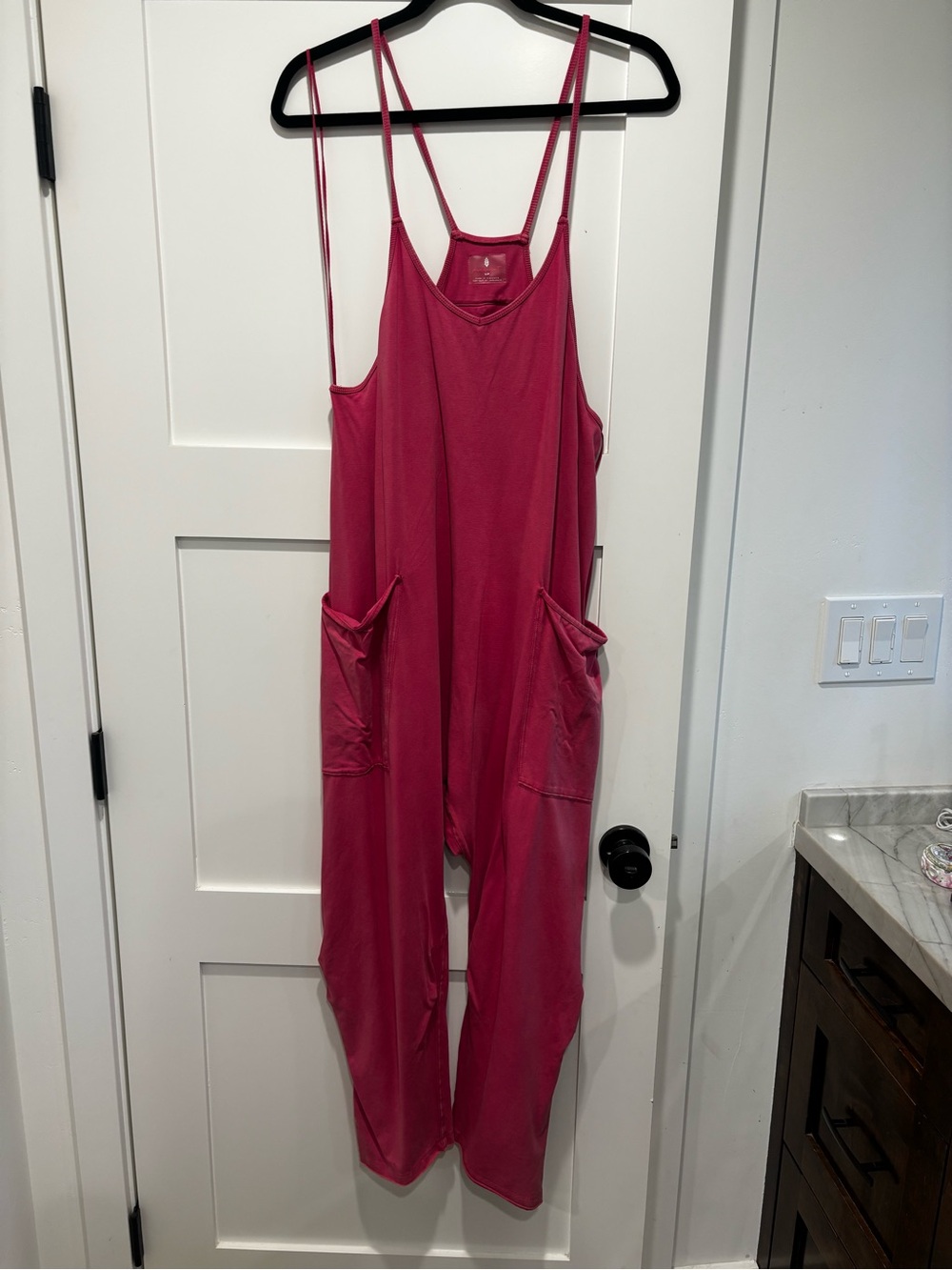 Free People Pink Hot Shot Jumpsuit